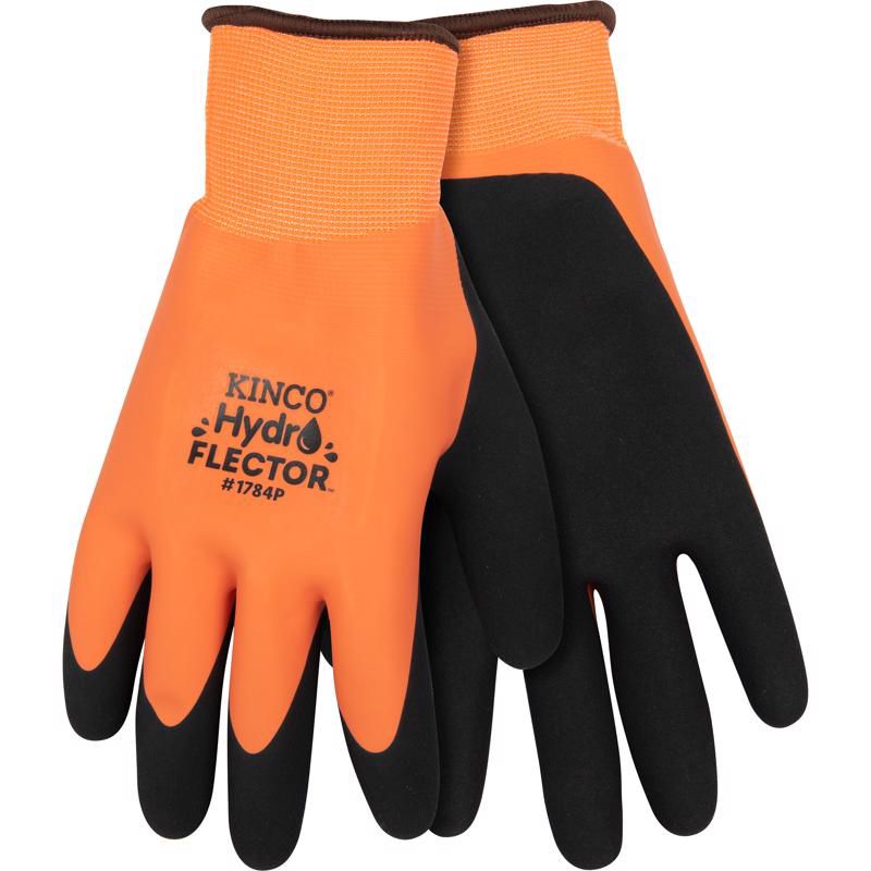 Kinco Hydroflector Men's Waterproof Gloves Black/Orange XL 1 pair, 1 of 2