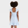 Girls' Sleeveless Solid Woven Dress - Cat & Jack™ - 2 of 3