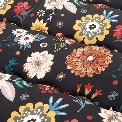 bouquet of flowers-black