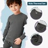 City Threads Boys USA-Made Soft & Cozy Thermal Long Johns 2-Piece Set - Warm Base Layer & Loungewear - 3 of 4