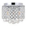 Elegant Lighting Tully 3 light Chrome Flush Mount - 3 of 4