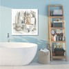 Courtside Market Giraffe Bath Gallery-Wrapped Canvas - 2 of 4
