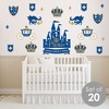 Big Dot of Happiness Royal Prince Charming - Peel and Stick Nursery and Kids Room Vinyl Wall Art Stickers - Wall Decals - Set of 20 - 2 of 4
