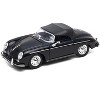 Porsche 356A Speedster Soft Top Black "NEX Models" Series 1/24 Diecast Model Car by Welly - 2 of 3