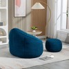 CAVINAS Bean Bag Chair Bean Bag Couch with Footrest Comfy Floor Chair with Padded Foam Padding for Bedroom, Living Room - 3 of 4