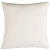 Lancia Pillow - Beige/Taupe/Turquoise - 20"X20" - Safavieh - 4 of 4