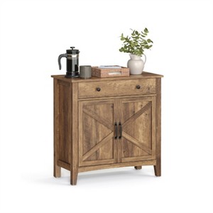 Coffee Bar Cabinet, Kitchen Storage Cabinet with Drawers - 1 of 4