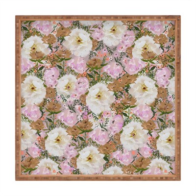 Alison Janssen Summer Bouquet Medium Square Bamboo Tray - Deny Designs ...