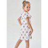 2Bunnies Girls' Galaxy Star Sequin Puff Sleeve Dress - 4 of 4