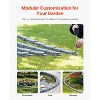 VEVOR Faux Stone Landscape Edging, 46.4 x 2.2 in Realistic Lawn Edging, Flexible Brick-Sized Garden Edging Border with Anchoring Spikes, Gray - 4 of 4