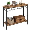 Console Table, 11.80" Narrow Sofa Tables - 3 of 4
