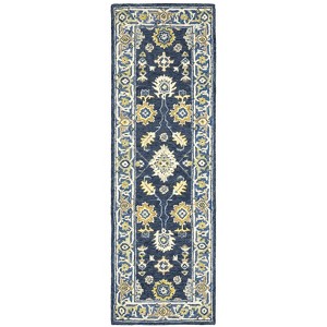 Oriental Weavers Alfresco 28405 Navy/ Blue Indoor Area Rug - 2'6" x 8' - 1 of 4