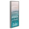 Stupell Industries Timeless As Tides Beach Phrase, 13" x 30" - 3 of 4