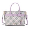 MKF Collection Vivian Plaid Women’s Satchel Bag by Mia K - 2 of 4