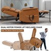 TiramisuBest Up to 350 LBS Chenille Power Lift Recliner Chair, Heavy Duty Motion Mechanism with 8-Point Vibration Massage and Lumbar Heating - 3 of 4