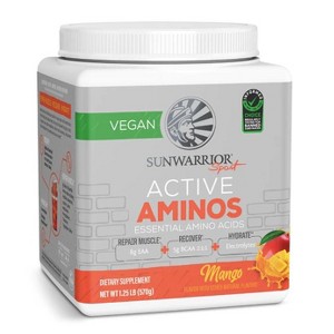 Active Essential Amino Acids, Repair Muscle, Recover & Hydrate,  Sunwarrior, Mango Flavor, 30 Servings - 1 of 4