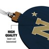 US Naval Academy Primary Logo Wood Christmas Tree Holiday Ornament - 3 of 4