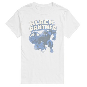 Men's - Marvel - Black Panther Faded Comic Short Sleeve Graphic T-Shirt - 1 of 4