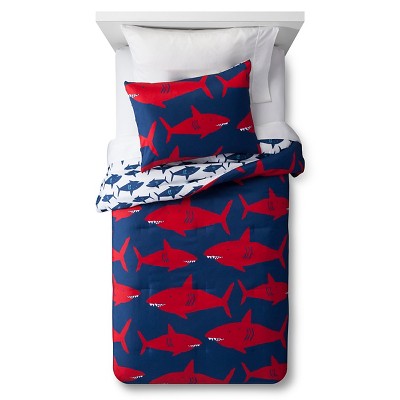 shark comforter twin