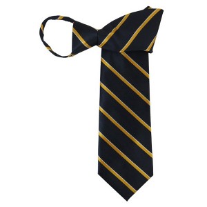 Men's Stripe 3.5 Inch W And 20 Inch L Zipper Neckties - 1 of 3