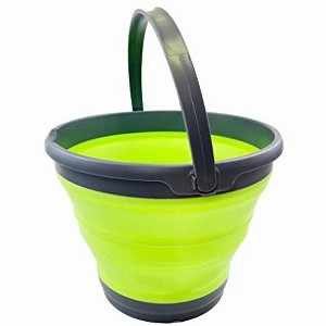 SAMMART 10L (2.6 Gallon) Collapsible Plastic Bucket Size 33cm Dia - 1 of 4