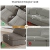 Cloud Modular Sectional Sofa Couch,Convertible Couches with Storage Ottoman for Living Room,Covers Washable&Replaceable - 4 of 4