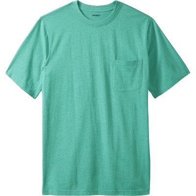 KingSize Men's Big & Tall Shrink-Less Lightweight Pocket Crewneck T-Shirt