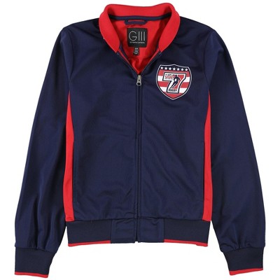 G-III Sports Womens USA Sevens Tournament Bomber Jacket