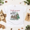 Simply Sage Market Women's Saddle Your Jingle Horse Short Sleeve Garment Dyed Tee - 3 of 4