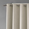 PAGED 84"x100" Printed Heathered Blackout Curtain Panel,Blackout Curtains for Bedroom,Window Patio Panel with Grommet Top,Living Room Curtains - 3 of 4