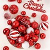 WhizMax  Christmas Balls 65pcs, Christmas Tree Decoration Set, Christmas Ornaments Set for Xmas Tree Holiday Party Garland Decor - 3 of 4