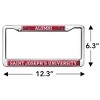 Saint Joseph's University Alumni Full Size Standard License Plate Metal Frame - 4 of 4