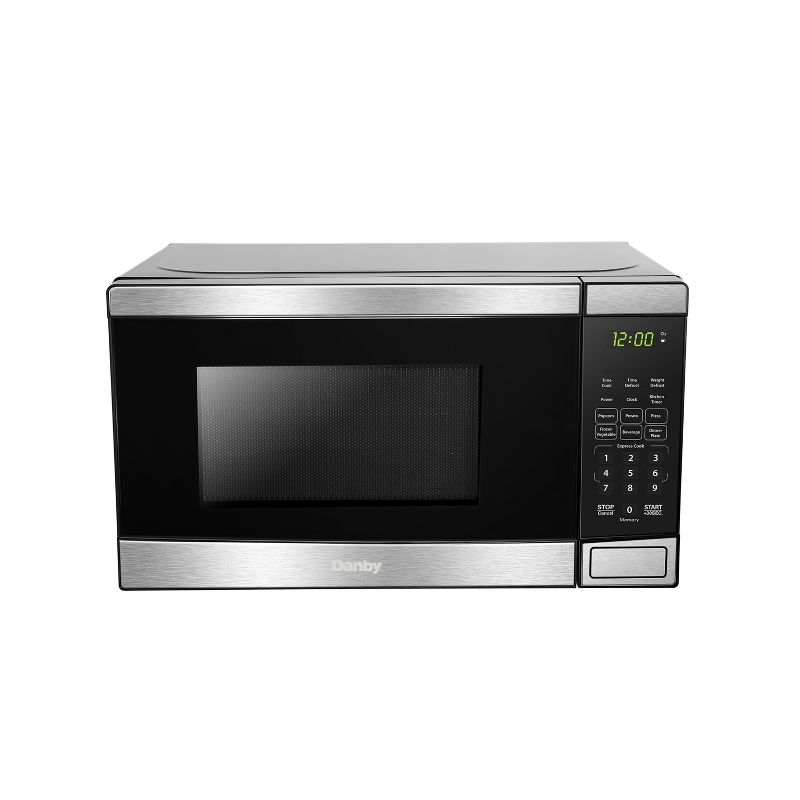 Danby DBMW0721BBS 0.7 cu. ft. Countertop Microwave in Stainless Steel, 4 of 10