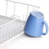 MegaChef 17.5 Inch Single Level Dish Rack with 14 Plate Positioners and a Detachable Utensil Holder - 3 of 4