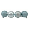 Northlight 24ct Shatterproof 4-Finish Christmas Ball Tree Ornament Set 2.5" - Blue - 2 of 2