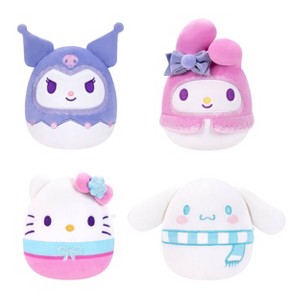 Hello Kitty 5" Squishmallows Winter Theme Stuffed Animal - 4pk - 1 of 4