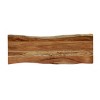 Plumb Handcrafted Modern Industrial Acacia Wood Dining Bench with Hairpin Legs Natural/Black - Christopher Knight Home - 4 of 4