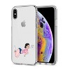 Reiko Apple iPhone XS Max Design Air Cushion Case with Lady Design in Clear - 3 of 4