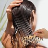 Unique Bargains Women's Acetate Wide Tooth Hair Comb 5.31"x2.36" Beige Black 1 Pc - 2 of 4