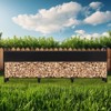 COZONY Heavy Duty Firewood Rack with Waterproof Cover - 4 of 4
