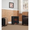 Duraflame 550 Black Infrared Freestanding Electric Fireplace Stove With  Remote Control - Dfi-550-22 : Target