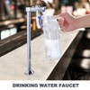 WOWOW Commercial Deck Mounted Glass Filler Faucet, 9 in. High-Arc Glass Filling Water Station in Brushed Nickel - 2 of 4