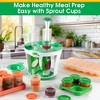 Silicone Baby Food Storage Tray (2 Pack) - Pop Out 1oz Portion Silicone Freezer Tray - Non Toxic, BPA & PVC Free - Great Gift for Parents - 2 of 4
