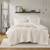 PAGED 3 Piece Bedding Set Animal Chenille Duvet Cover Set with Shams, Button Closure with Inner Tie - 2 of 4