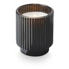 3.9oz Footed Ribbed Glass Scented Candle Black - Bullseye's Playground™ - 3 of 3