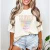 Simply Sage Market Women's Summer Vibes Triangle Short Sleeve Garment Dyed Tee - 2 of 3