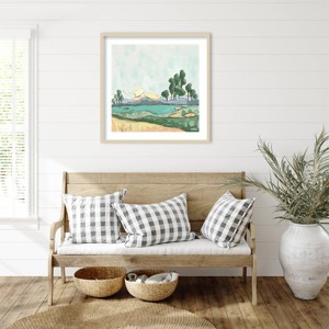 Amanti Art Hills and Trees by Jacob Q Wood Framed Wall Art Print - 1 of 4