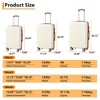 COZONY 3-Piece Expandable Hardshell Luggage Set, 20/24/28 in Suitcases with Spinner Wheels - 2 of 4