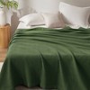 Sapphtopaz Cotton Tightly Woven Waffle Blanket, Ultra Soft Breathable Cooling Blanket Throw Blanket,100% Cotton, Machine Washable - 4 of 4