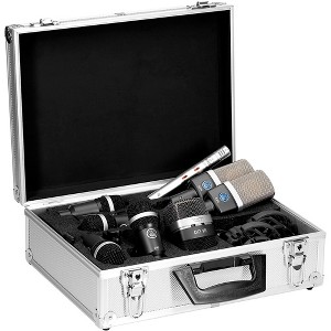 AKG Drumset Premium 8-piece Microphone Set Black - 1 of 1